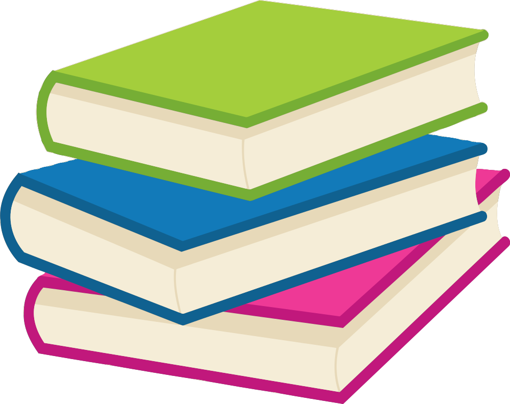 OnlineLabels Clip Art - Stack of books